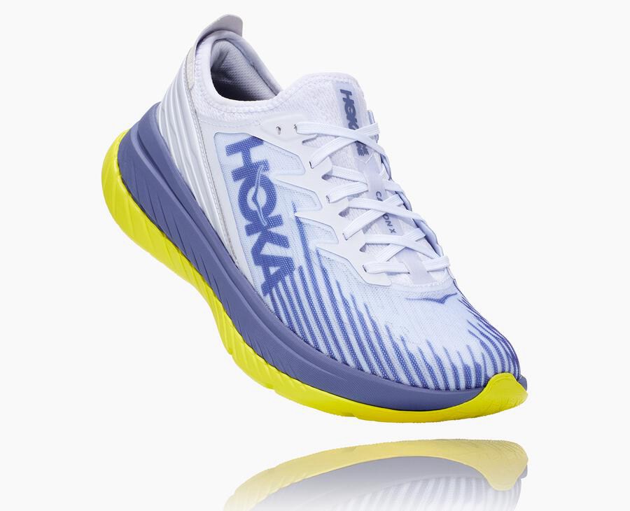 Tenis Hoka One One Hombre Blancos/Azules - Carbon X-Spe - CNVE14968